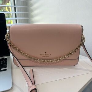 Kate Spade Pink “Madison Willow Medium Flap Convertible Crossbody”